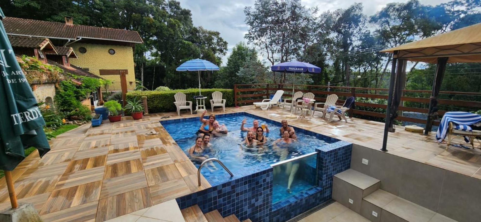 Hortensias Pousada Boutique - Piscina Aquecida 37 Graus E Fire Pit A Gas - Aceita Pet Hotell Monte Verde  Eksteriør bilde